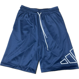 Adidas愛迪達-男款短褲 深藍色 透氣 排汗 快乾 彈性 運動 休閒 戶外 登山 健身 路跑