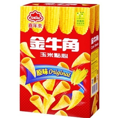 【喜年來】原味金牛角60g(1包入)│官方旗艦店