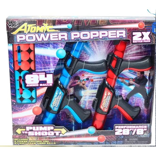 COSTCO好市多Atomic Power Popper Battle原子雙人對戰槍 #3143333#163900