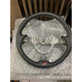 2022-2024新款GR86 BRZ原廠真皮方向盤新車升級換下底部因拆裝有一條刮痕能接受再購買另有加粗版本細活變形蟲