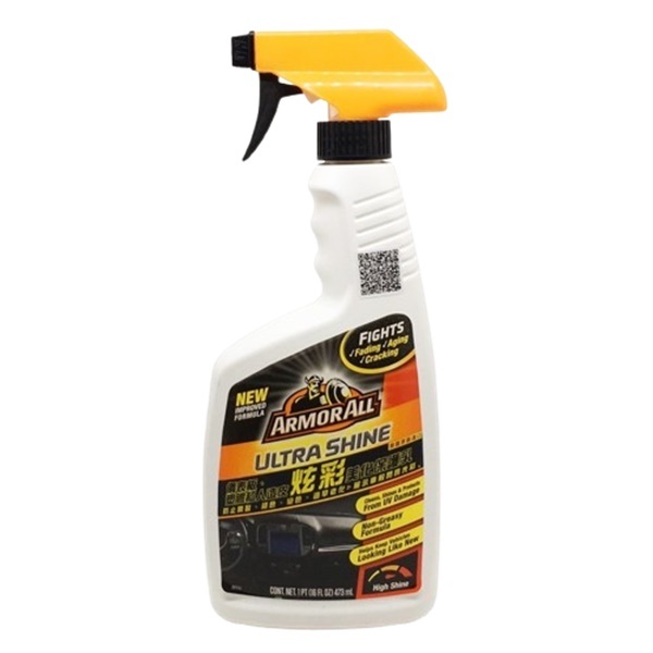 ARMORALL美國牛魔王 汽車內裝 儀錶板 飾板 清潔/閃亮/防UV/光滑/亮麗 超閃耀炫彩保養乳 AA78000