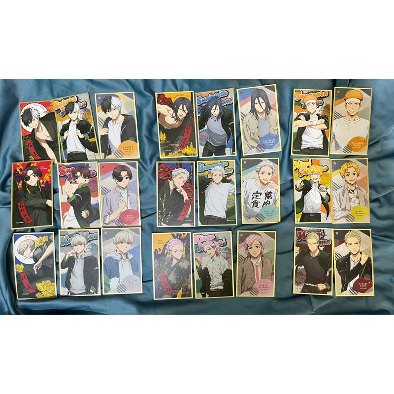 防風少年花牌 防風少女卡牌 櫻遙花牌 蘇枋花牌 梶蓮花牌 梅宮 櫻遙 蘇枋 圓滾滾