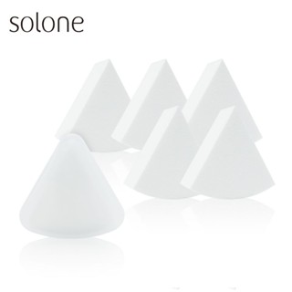 💝JLi婕莉美妝💝 Solone 面面俱到上妝粉撲 (扇形6入+收納盒1個) 粉撲 美妝蛋 化妝海綿 美妝工具