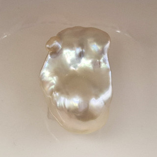 阿姬寶>BA270-點位約26.8*17.9*14.3mm 異型珍珠 大巴洛克珍珠 裸珠． 魚型珍珠 大巴珍珠 純天然