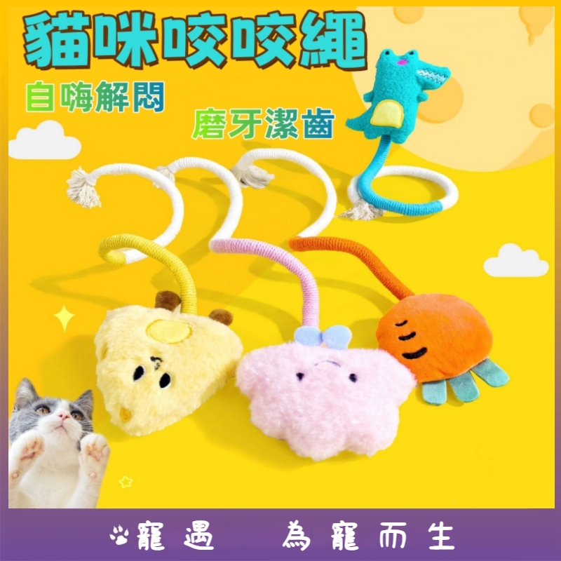 台灣出貨🥇貓咪咬咬繩 貓磨牙 貓咪啃咬繩 貓咪啃咬 咬咬繩 貓咬繩 貓咪磨牙 貓咬 貓咪咬咬棒 貓貓玩具 貓玩耍 貓玩具