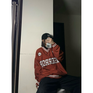 slow_ootd 24必備球衣 美式復古 球衣 衛衣 男女共穿 oversize