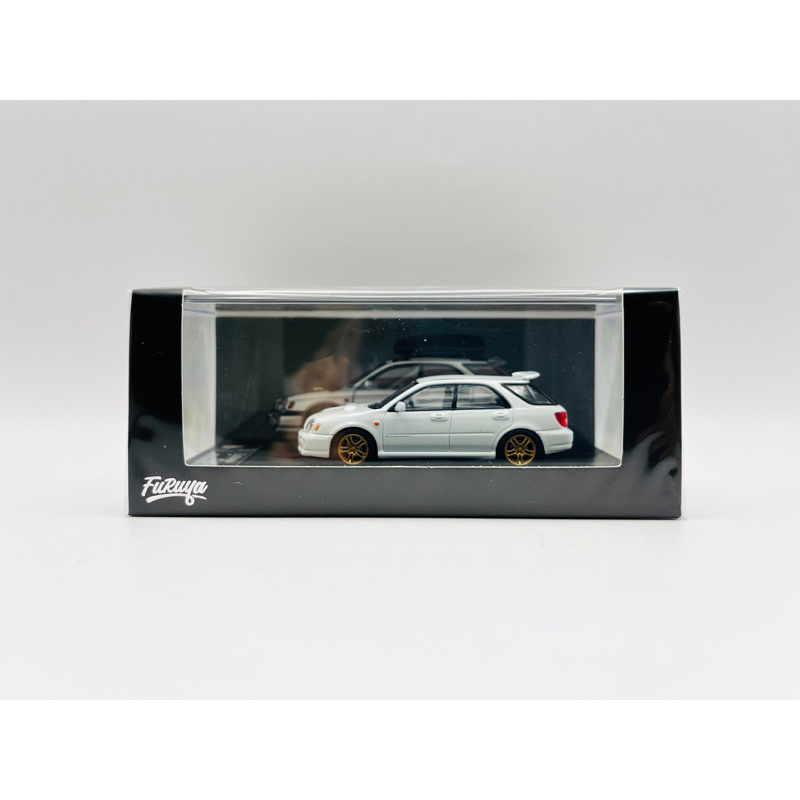 Furuya 1/64 Subaru Impreza WRX STI Wagon GGB 白色 模型車