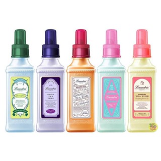 【JPGO】日本製 Laundrin’ GOOD TEA TIME 限定系列 衣物香氛柔軟精 600ml