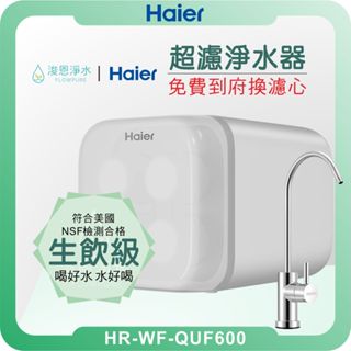海爾 Haier 600G 2.0 中空絲膜淨水器 ( 淨水器 濾水器 飲水機 濾芯 濾心 過濾器 廚下 超濾 生飲 )