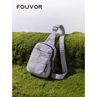(M&B)品牌Fouvor火狐（胸包）親膚柔軟微皺肌理面料肩背包 斜背包 胸包