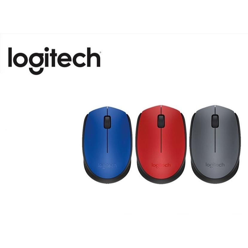 Logitech 羅技 M171 無線滑鼠 灰黑 迷你接收器 隨插即用 左右手可用 公司貨