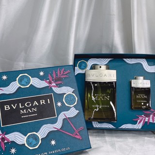 BVLGARI 寶格麗 WOOD ESSENCE 城市森林 男性淡香精 禮盒版 60/100ML