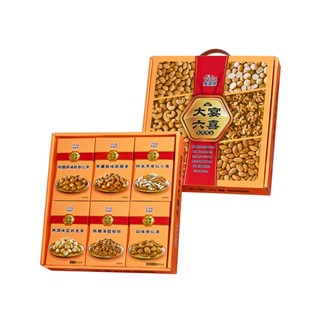 【萬歲牌】大宴六喜綜合堅果禮盒(390g)｜超商取貨、蝦皮店到店限購1組