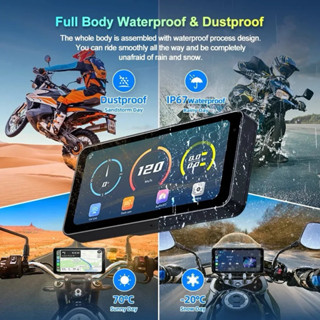 60FPS CarPlay 6.25吋機車行車記錄器307 胎壓偵測 BSD M2PRO BK1 AIO