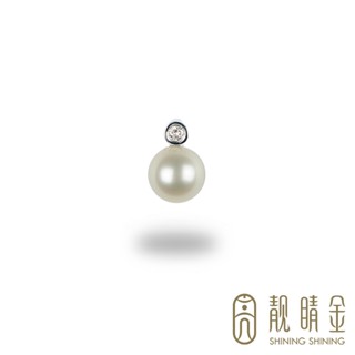【靚睛金珠寶】珍珠墜子 天然珍珠 18K金