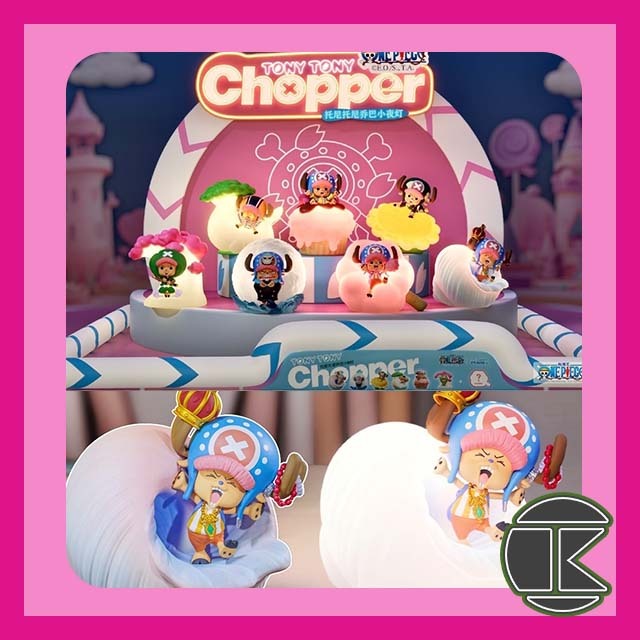 【1月預購】 航海王TONY TONY CHOPPER喬巴小夜燈系列 盲盒 玩具 公仔 盒玩 一中盒6入｜愛蛋客