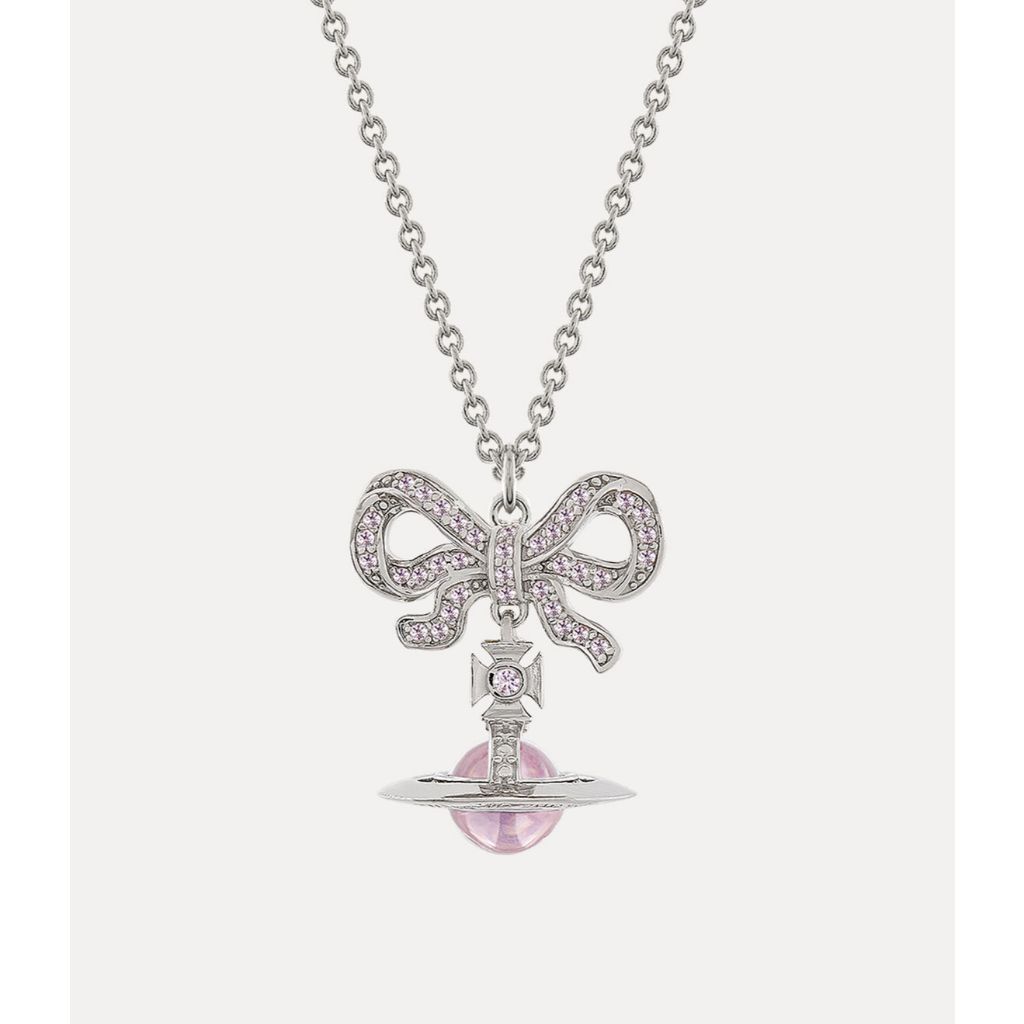 𝗡𝗼𝘄 𝗦𝗲𝗹𝗲𝗰𝘁🌟Vivienne Westwood 蝴蝶結項鍊 純銀款