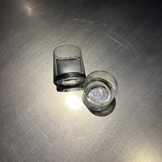 威士忌玻璃杯 ins風 炫彩 透黑 灰色 水杯 冰美式咖啡杯 果汁杯