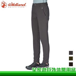【全家遊戶外】Wildland荒野 女四彈輕三層軟殼超潑功能褲 S~3XL 彈性 保暖長褲 防風褲 0B22311