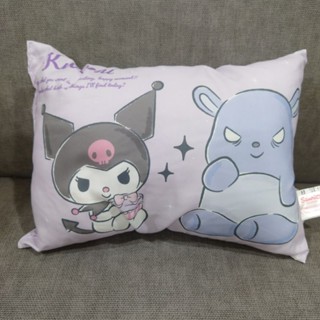 三麗鷗 酷洛米 Kuromi 長方形 抱枕 靠枕 小枕頭 33×24cm