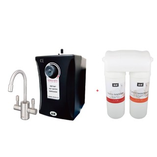 【NEXWATER 諾得】廚下型雙溫加熱器淨水器組 NEX-25A1+24.2.381-500A