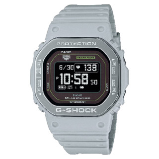 CASIO卡西歐 5600 系列 DW-H5600MB-8A9 心率 血氧濃度 運動訓練方型數位錶 淺灰 44.5 mm