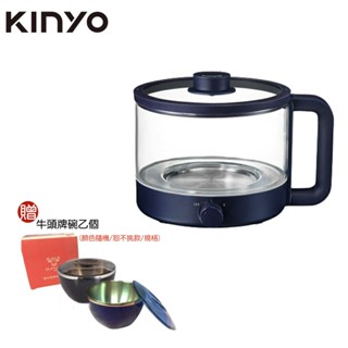 【KINYO】贈好禮 FP-0877 1.2L多功能玻璃料理鍋 電火鍋 美食鍋 獨享鍋 熱銷主打 交換禮物 聖誕禮物