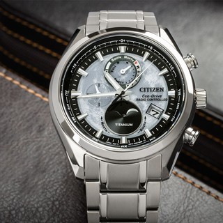 【WANgT】Citizen 星辰 GENT'S系列 BY1010-81H 光動能 電波對時 日期星期 月相盈虧 男錶