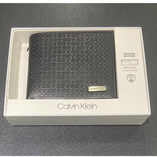 【麋鹿巴士】Calvin Klein CK 多卡層 零錢袋 男用 短夾 皮夾 禮盒組
