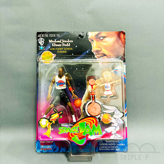 Playmates SPACE JAM 怪物奇兵 JORDAN Elmer Fudd NBA 公仔 模型 吊卡玩具 復古