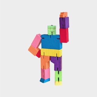 Areaware Cubebot酷比人變形機器人公仔/ 迷你/ 酷炫彩 eslite誠品