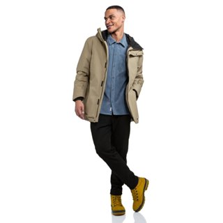 【Schoffel】男防風防水保暖長版外套/24SL20-23910-[卡其
