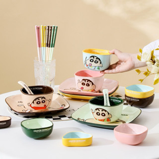 ［Be Woman]現+預 蠟筆小新 陶瓷 方形 小碗 飯碗 廚房 吃飯