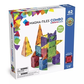 Magna-Tiles® microMAGS磁力片-62片套組