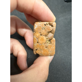 P4754 天然泰國龍宮舍利原礦 老料靈骨舍利 墜子 無事牌 墜飾 已打孔
