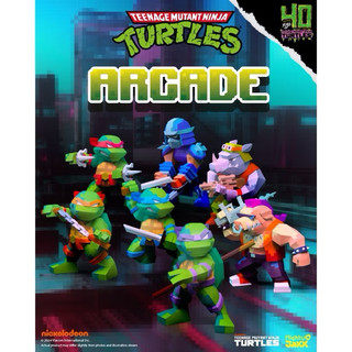 TMNT Mighty Jaxx Arcade 忍者龜盲盒 街機系列 Rocksteady blind box