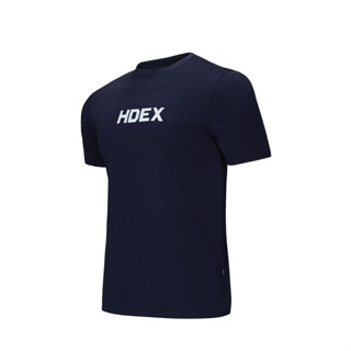 【HDEX】Main Logo Air Muscle Fit 短袖合身運動上衣 深藍色