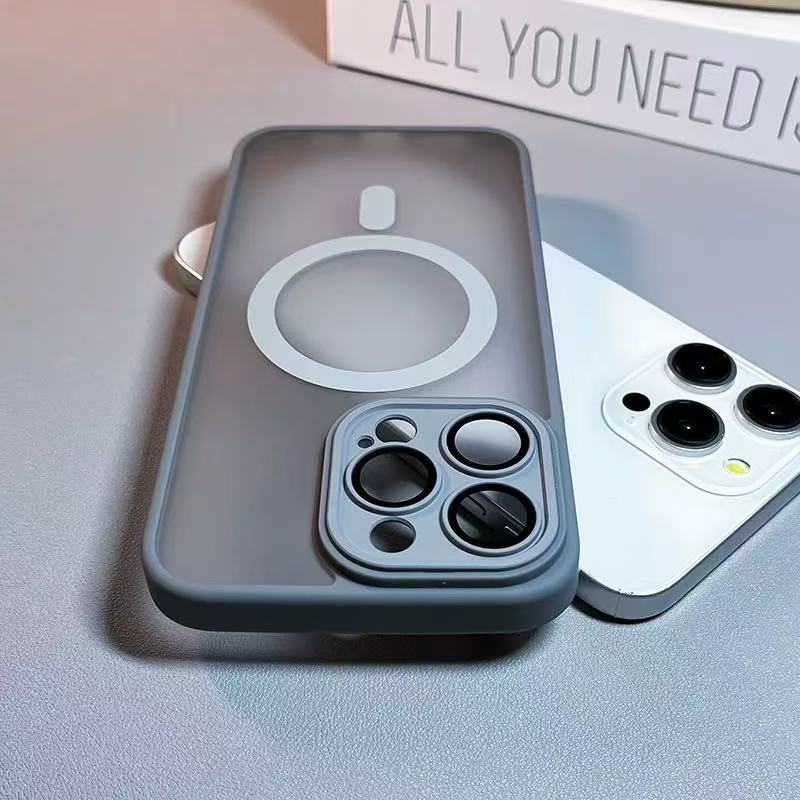 磨砂 MagSafe磁吸  軍規防摔手機殼iphone11 12 13mini 14 15 16 17promax保護殼