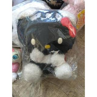 出清特價 一隻 300~絕版 日版 景品..PANDA HELLO KITTY 熊貓 絨毛小娃娃 高17公分