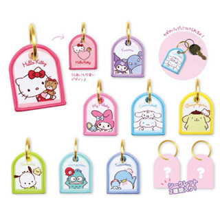 現貨 正版日貨 三麗鷗Sanrio&Friends Secret Patch 編織鑰匙圈
