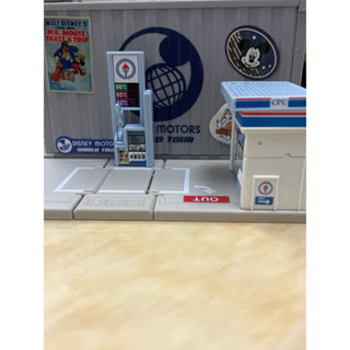 funbox 麗嬰國際《TOMICA》多美小汽車場景中油加油站收藏玩具模型收藏多美小汽車