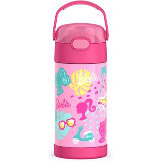 *啵比小舖*美國Thermos膳魔師芭比 Barbie 兒童有提把保溫吸管水壺 保溫瓶 不鏽鋼真空保溫瓶