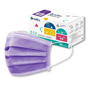MEDTECS 美德醫療 Face Mask 美德醫用口罩 暖萌紫 一盒50入