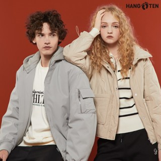 【Hang Ten】男女裝-正韓韓國同步款-可拆帽鋪棉保暖外套/科技絨外套(多款選)