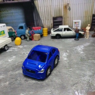 絕版 SUBARU IMPREZA WRX 合金模型車Q車比例