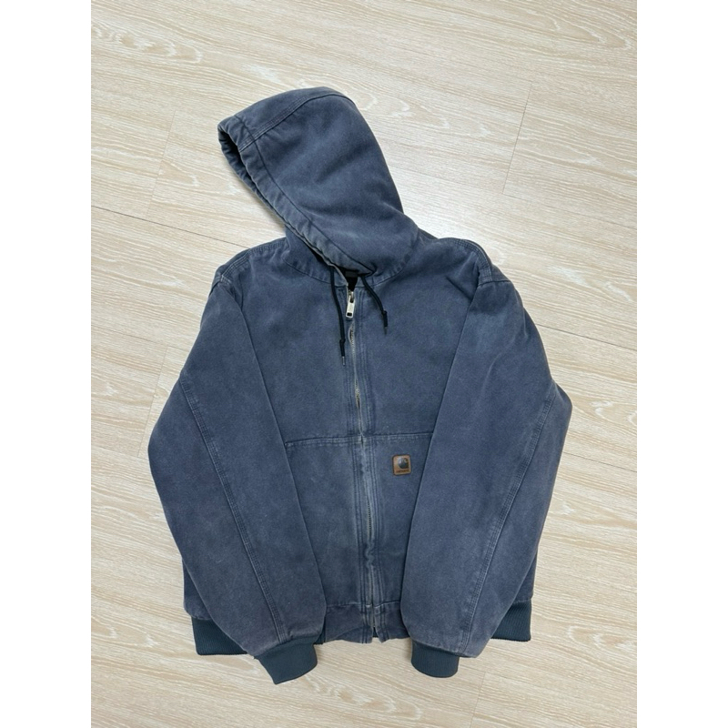 Vintage Carhartt j130 stm 暴風藍 灰藍 卡哈 連帽外套
