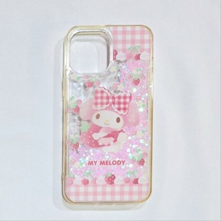 流沙手機殼 美樂蒂 iphone 13 Pro Max 卡通 手機殼