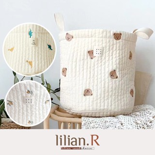 現貨 玩具整理袋【刺繡水桶包】LRR0022▸寶寶玩具整理袋▸衣服收納袋▸尿布收納袋▸尿布袋▸尿布包▸玩具袋▸多用收納袋