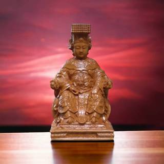 天上聖母 媽祖 實木雕刻 模型神尊 廟會模型神尊 媽祖公仔 模型神像 媽祖神像 神明公仔 媽祖神尊 媽祖擺件