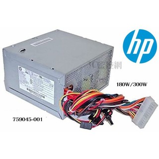 HP 惠普 ProDesk 550 405 400 G3 180W/300W 電源供應器 759045-001